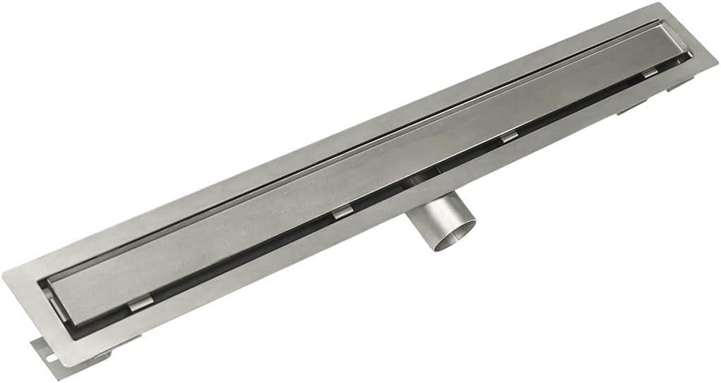 INFINITY DRAIN Infinity Drain FTTIF6524SS Side Outlet Complete Kit Tile-in Grate (24 inches)