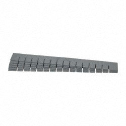 QUANTUM STORAGE SYSTEMS Quantum Storage DL93030 Bin Divider Gray Polypropylene 6-pack