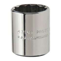 PROTO Proto J4718T Hand Socket 9/16 in 12-point 1/4 in Drive