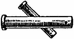 VALUE COLLECTION Value Collection P20171 Standard Clevis Pin 1 in Zinc Steel
