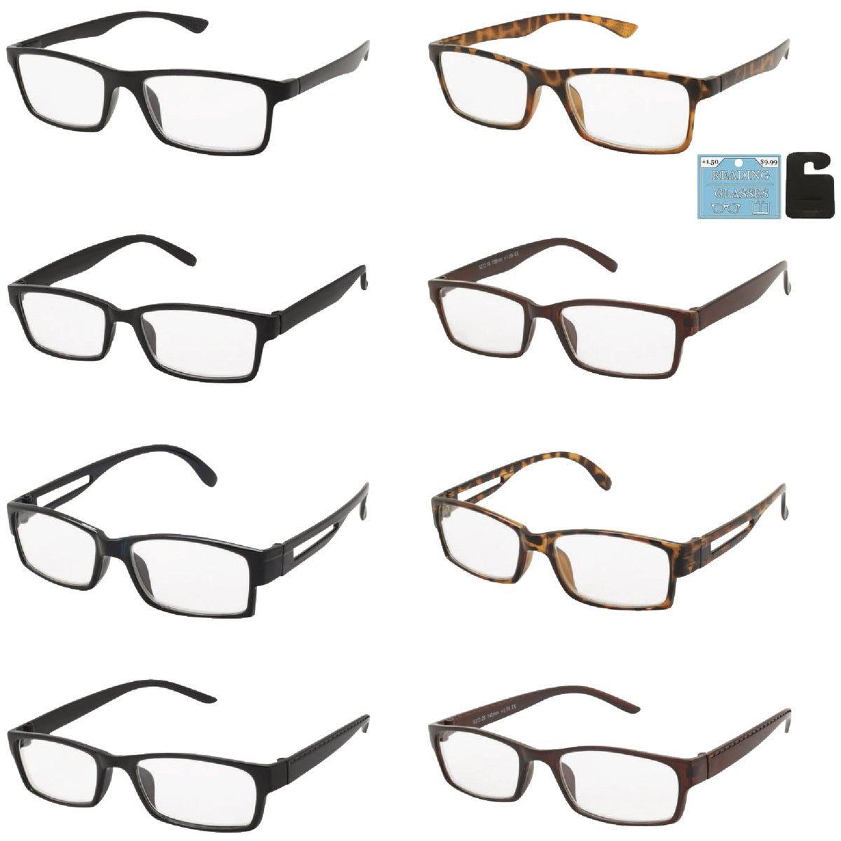 SHARK EYES Shark Eyes SPU4ASST Assorted Plastic Reading Glasses