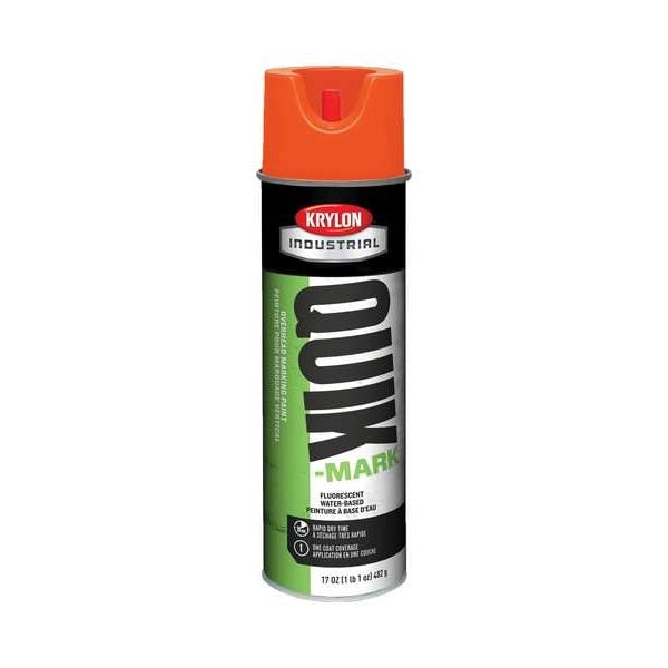 KRYLON Krylon k04002000 Inverted Marking Paint 17 Oz Fluorescent Red Orange