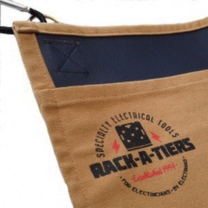 RACK A TIERS Rack A Tiers 43150 Tool Apron Canvas/Leather Snap Sack
