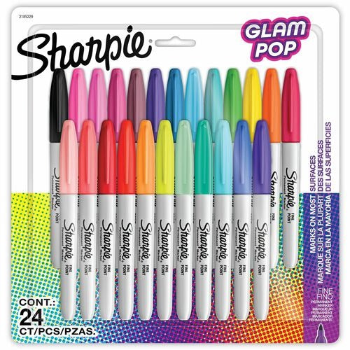 SHARPIE Sharpie SAN2185229 Fine Permanent Markers 24 Pack