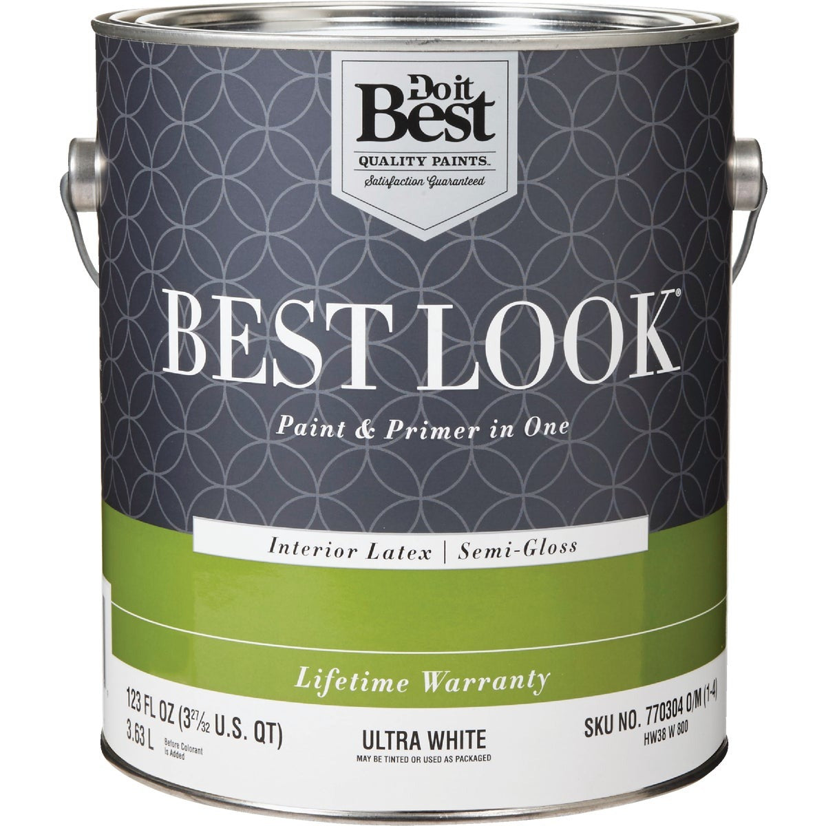BSC PREFERRED Bsc Preferred HW38W0800-16 Interior Semi-gloss Paint 1 Gal