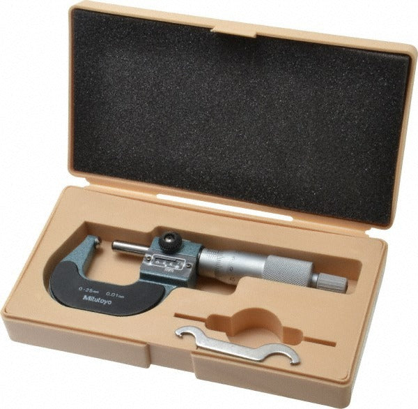 MITUTOYO Mitutoyo 295-215 Spherical Face Micrometer 25mm