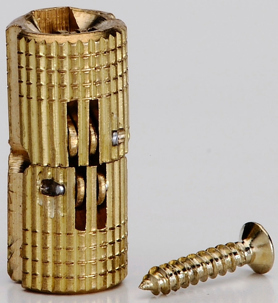 SOSS Soss BH085 Barrel Hinge 7/16 Inch Bright Brass