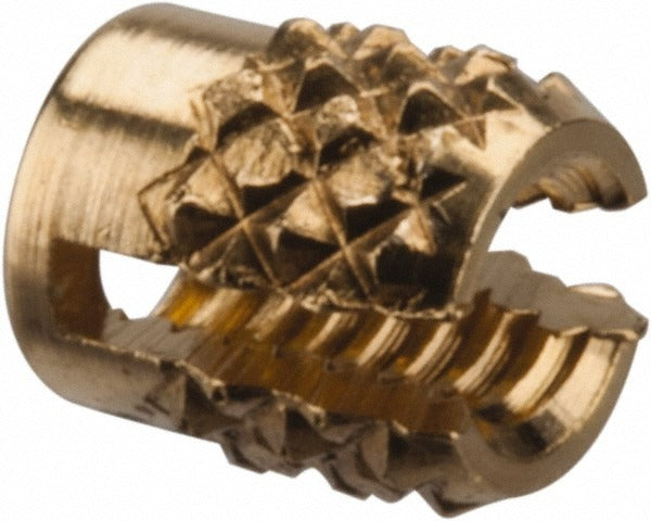 E-Z LOK E-z Lok 240-002-BR 2-56 Unc Brass Threaded Insert Plastic 50pk