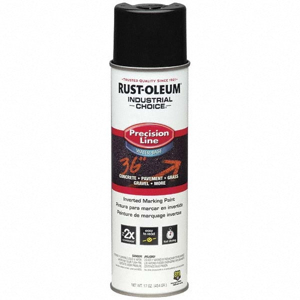 RUST-OLEUM Rust-oleum 1875838 Black Marking Paint 17 Oz Outdoor