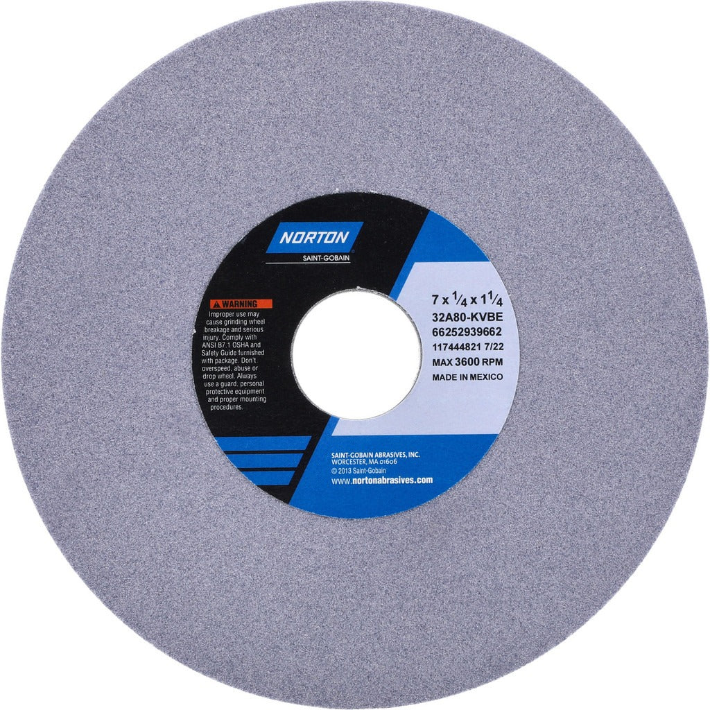 NORTON Norton 66252939662 Surface Grinding Wheel 80 Grit 7in