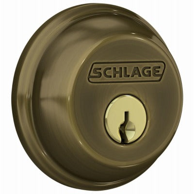 SCHLAGE Schlage Lock Co B60NV609 Single Cylinder Deadbolt