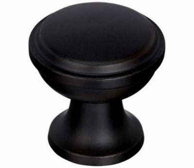 AMEROCK Amerock BP53718BBR Cabinet Knob 1-3/16 in Black Bronze