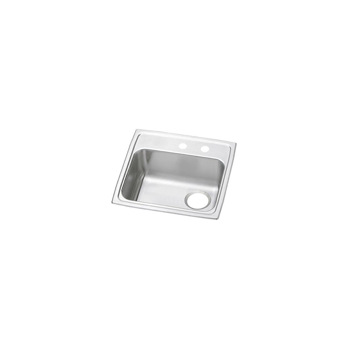 ELKAY Elkay PSRADQ191955RMR2 Drop-in Kitchen Sink Stainless Steel