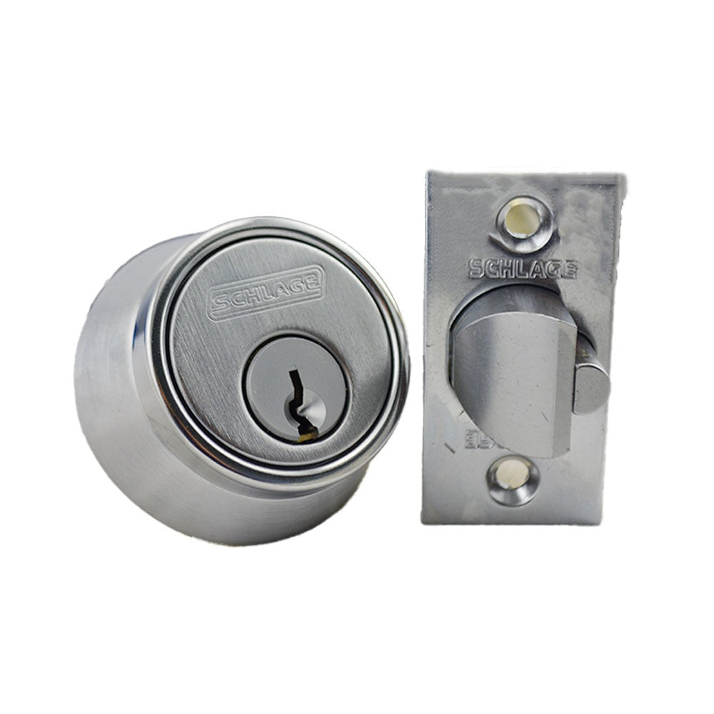 SCHLAGE Schlage Commercial B250P626 Deadlatch Deadbolt Satin Chrome