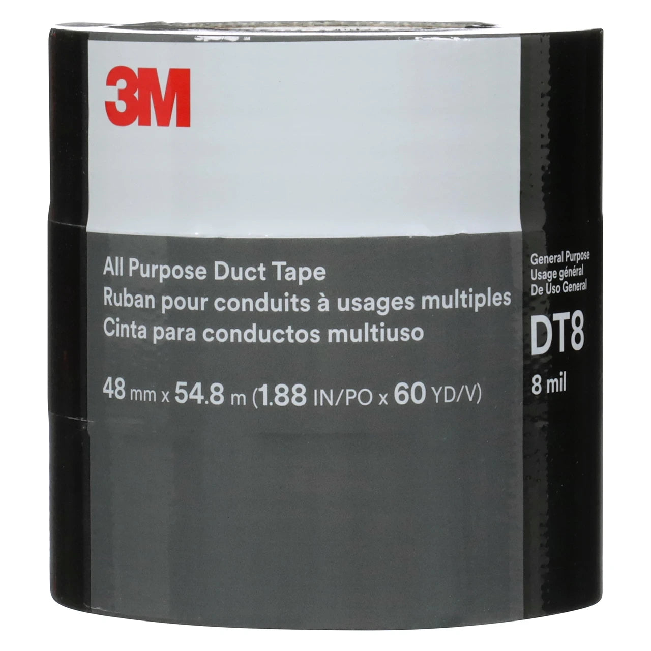 3M 3M 7100253082 All Purpose Duct Tape DT8 8 mil (48 mm x 54.8 m)