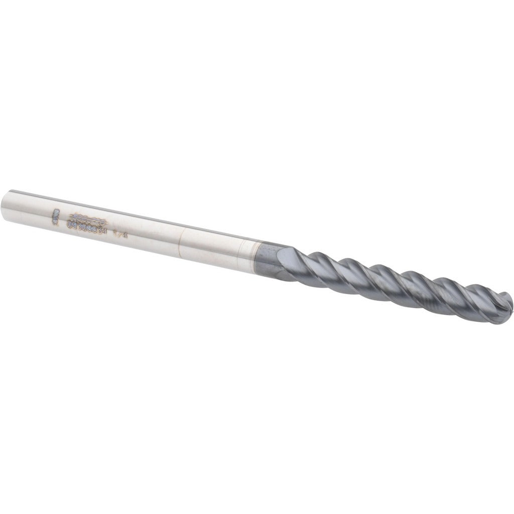 ACCUPRO Accupro 12184900 Ball End Mill 0.25in 4 Flute Carbide Altin