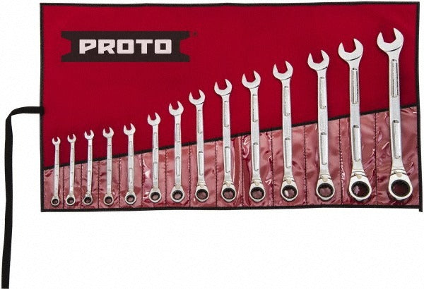 PROTO Proto JSCVM-14SB 14-pc Metric Ratcheting Wrench Set