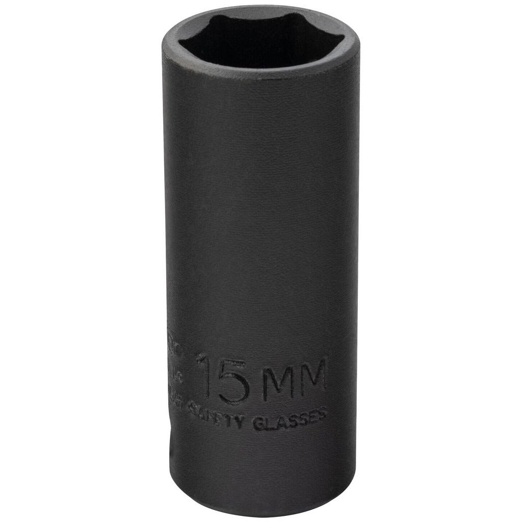 PROTO Proto J7015MHT Impact Socket 3/8 in Drive 15mm 6-pt