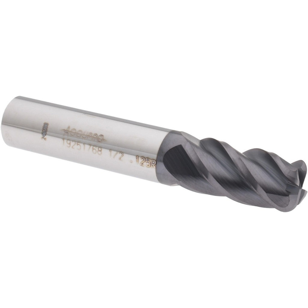 ACCUPRO Accupro 14556435 Corner Radius End Mill 1/2 in 4 Flute