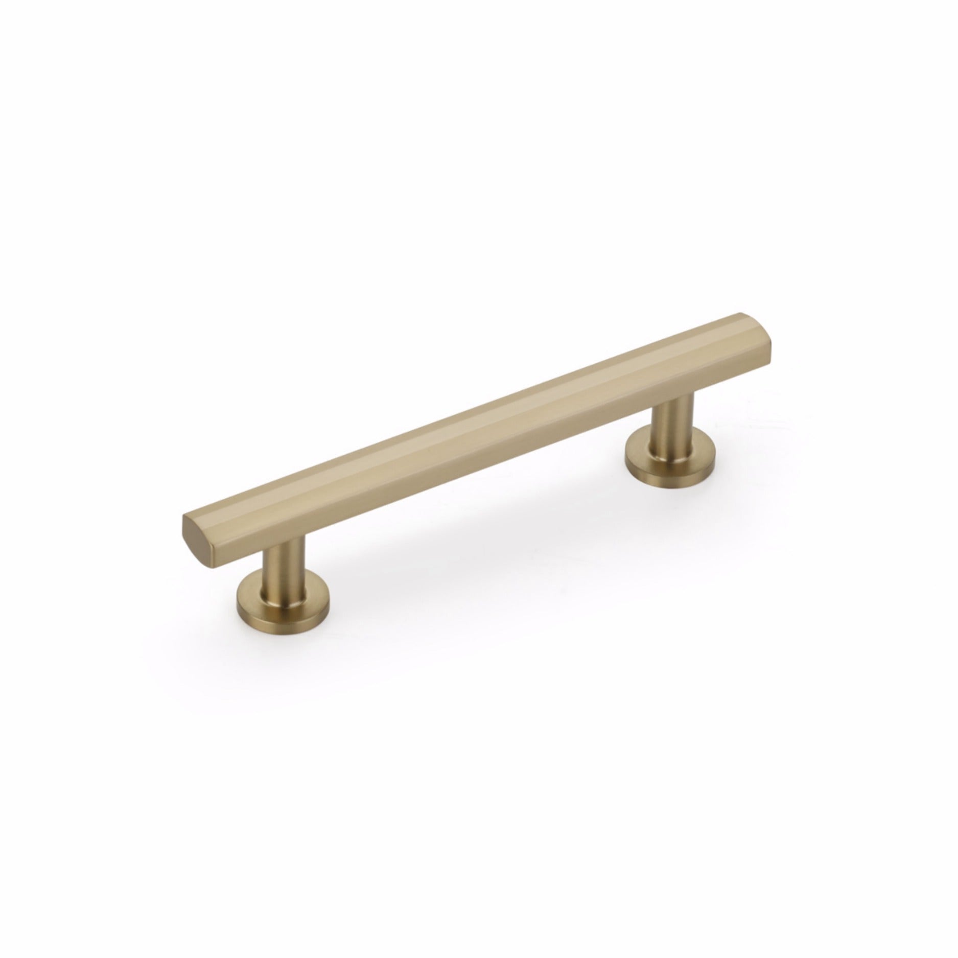 SCHAUB Schaub 553-SSB Cabinet Pull 4 in Heathrow Satin Brass