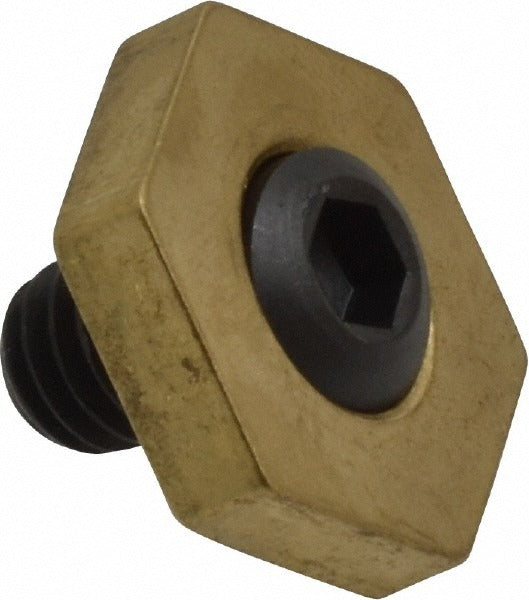 MITEE-BITE Mitee-bite 10201 Symmetrical Hex Clamp 13/16 in Brass 12 Pack