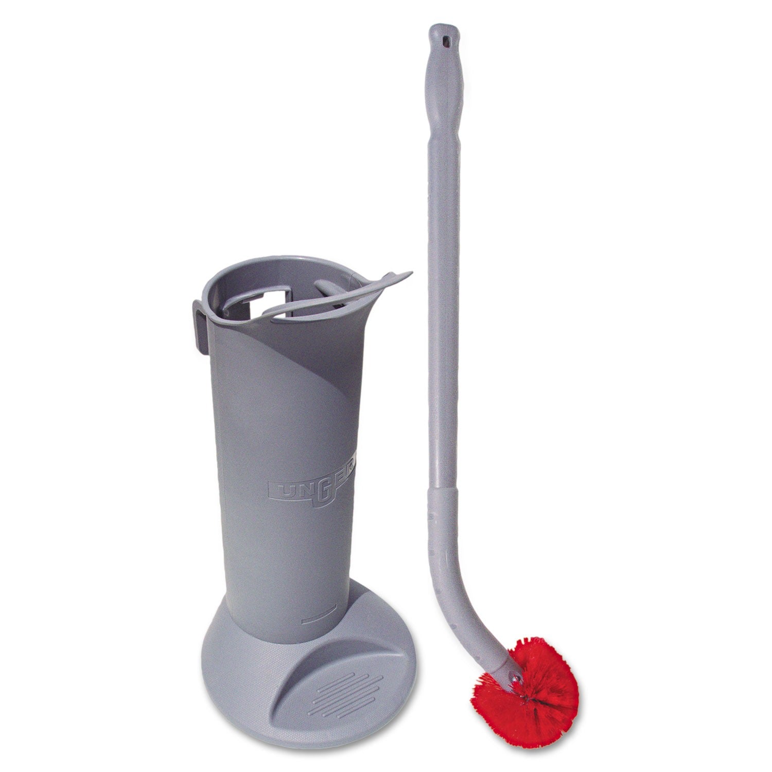 UNGER Unger UNGBBWHR Ergo Toilet Bowl Brush Kit 26 inch Handle (2 Heads)