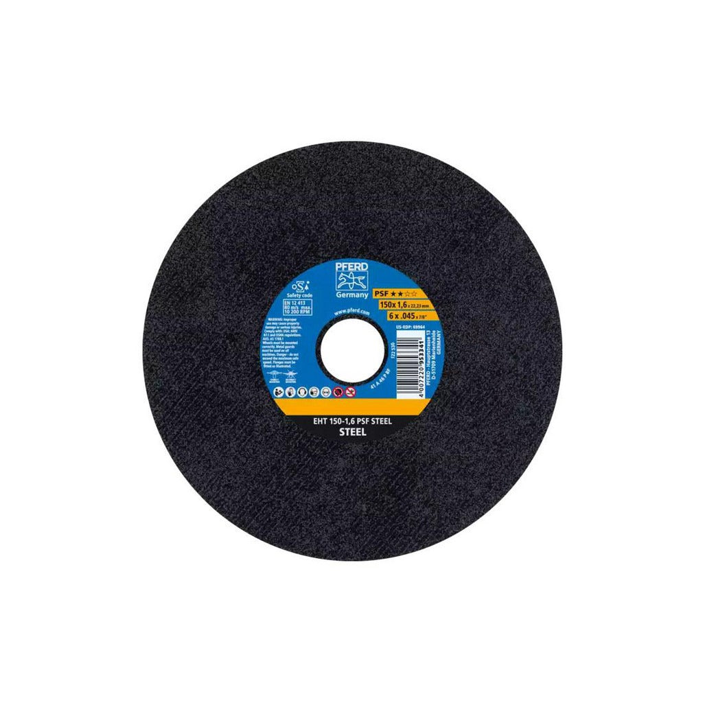 PFERD Pferd 61721221 Type 1 Cut-off Wheel 6 in 46 Grit