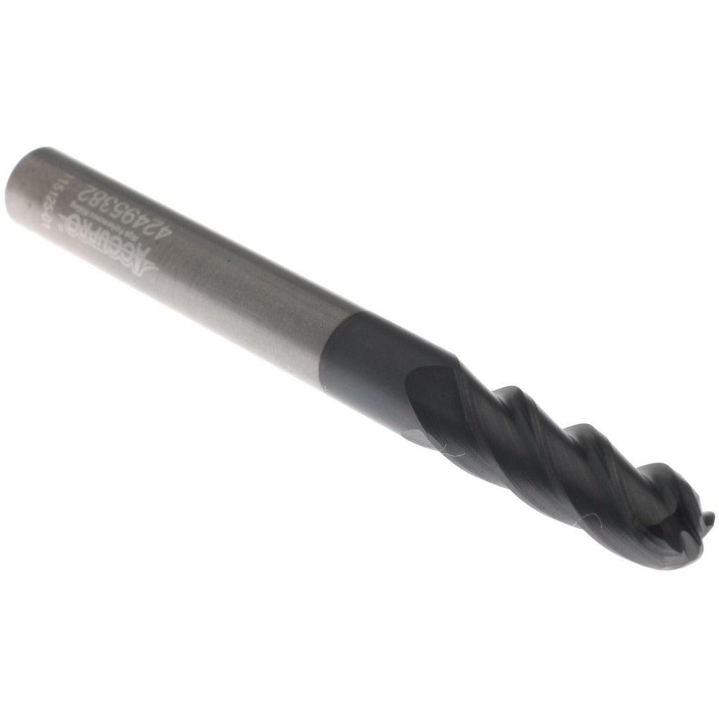 ACCUPRO Accupro 311186 Ball End Mill 1/4 in 4 Flute Solid Carbide
