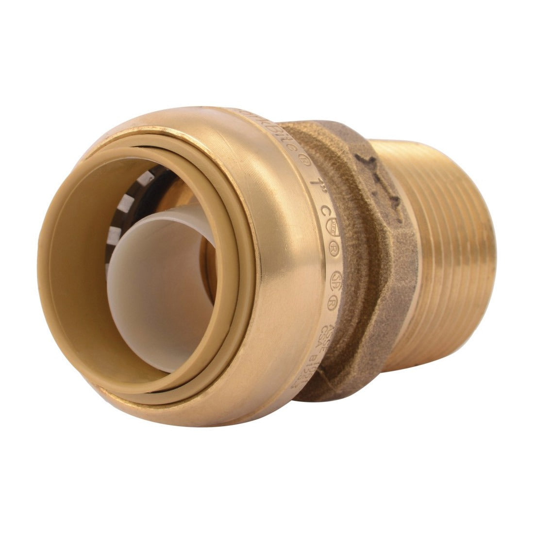 RWC Rwc U140LF 1 Inch Push-fit X Mnpt Straight Male Connector