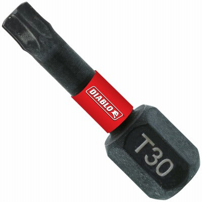 DIABLO Freud DT301P5 T30 Torx Driver Bits 1 Inch 5 Pack