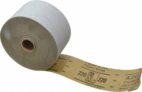 3M 3M 7100059306 Sanding Sheet Roll 220 Grit 2-3/4 in X 50 Yd