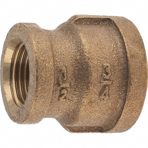 MERIT BRASS Merit Brass XB112-1208 Brass Reducing Coupling 3/4x1/2