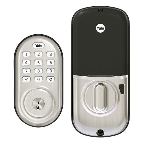 YALE Yale Residential YRD216-NR-619 Push Button Deadbolt