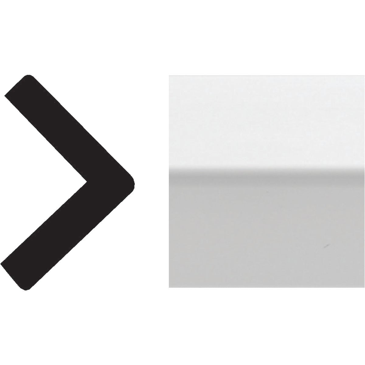NAPCO Royal 5074017 Outside Corner Molding 8 Inch White Pvc