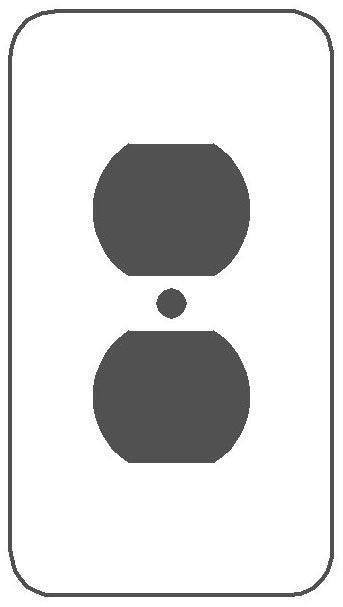 MULBERRY METAL PRODUCTS Mulberry Metal Products 73101 Princess Wall Plate (1 Gang, 5 in H x 2-3/4 in W)