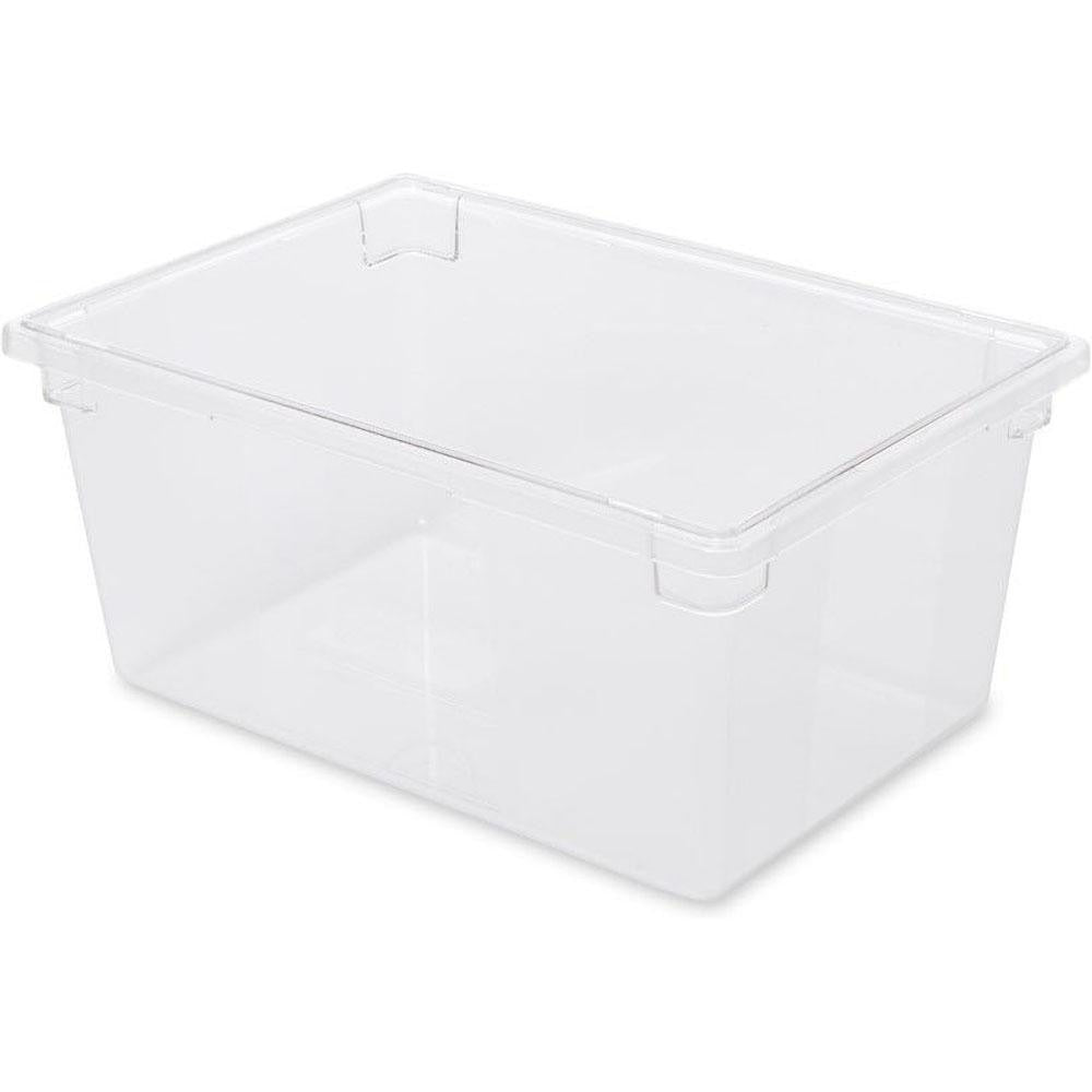 RUBBERMAID Rubbermaid FG332800CLR Food Tote Box Polycarbonate Clear