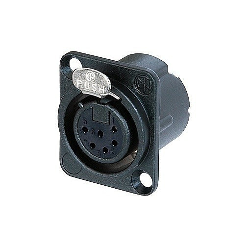 NEUTRIK Neutrik Americas NC6FD-LX-B 6-pin Female Xlr Connector