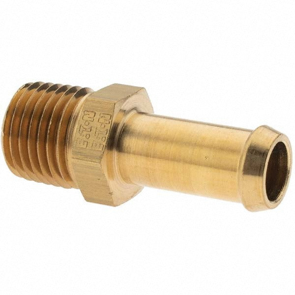 EATON Eaton 05706B-104 Male Rigid Barbed Hose Fitting Brass