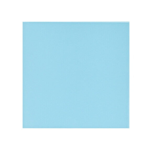 AQUABELLA AQUABELLA A15SLDLBLUE6SBN Solid Light Blue Tile 6 Inch x 6 Inch