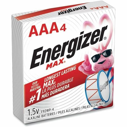 ENERGIZER Eveready Battery Co Inc EVEE92 Energizer Max Aaa Batteries 4pk