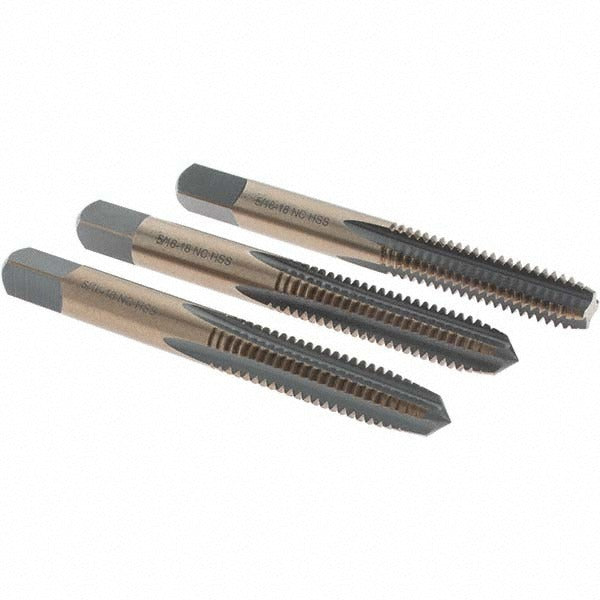 IMPORT-GENERIC Import BDNA-20680 Tap Set 5/16-18 Unc Hss Gold Oxide