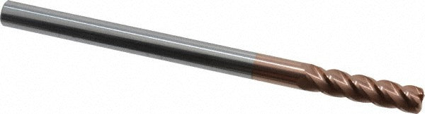 ACCUPRO Accupro 12183703 Corner Radius End Mill 3/8 in 4 Flute Ticn