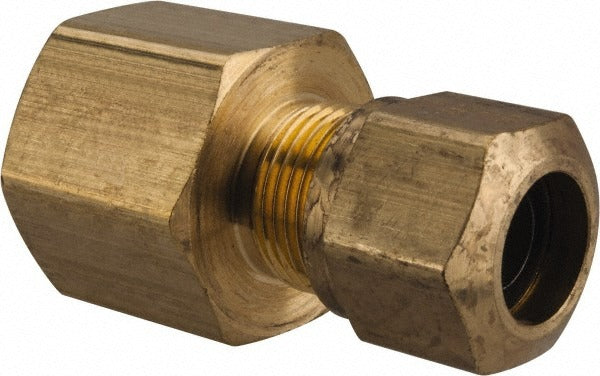 PARKER Parker 66NTA-8-8 Compression Tube Connector 1/2 in Brass