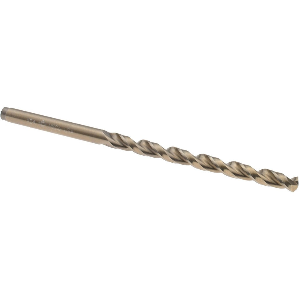 CLEVELAND CONTROLS Cleveland C16526 Cobalt Jobber Drill Bit No 24 0.152 in