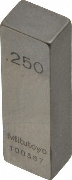 MITUTOYO Mitutoyo 611212-541 Rectangular Steel Gage Block 0.25 in