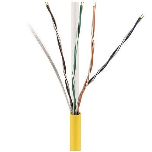 ADI PRO Adi Pro Wire 0E-CMR6YWPR Cat6 Riser Cable 1000 Feet Yellow