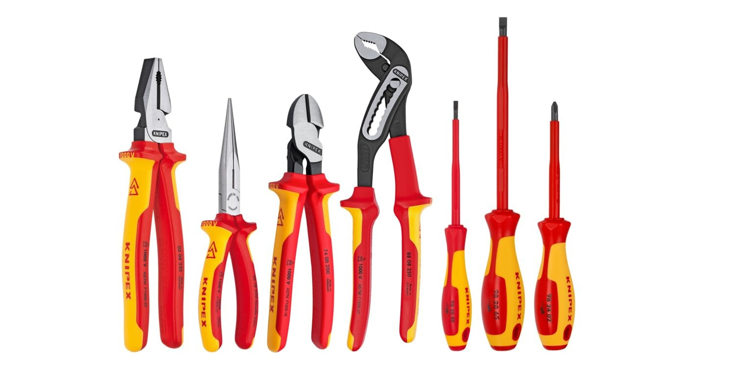 KNIPEX Knipex 9K989827US 1000V Insulated Tool Set 7 Piece