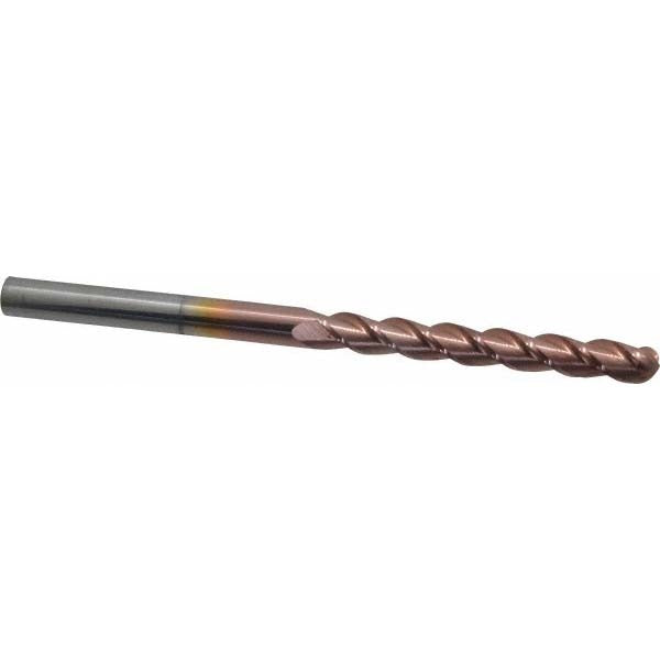 ACCUPRO Accupro 12184539 Ball End Mill 0.375 in 3 Flute Solid Carbide