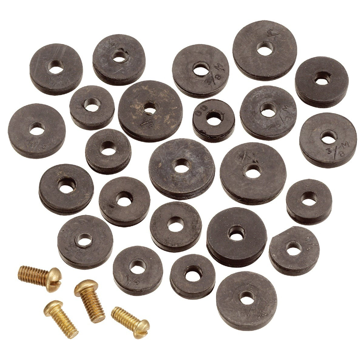 BSC PREFERRED Bsc Preferred DIB805-20 Flat Faucet Washer Assortment