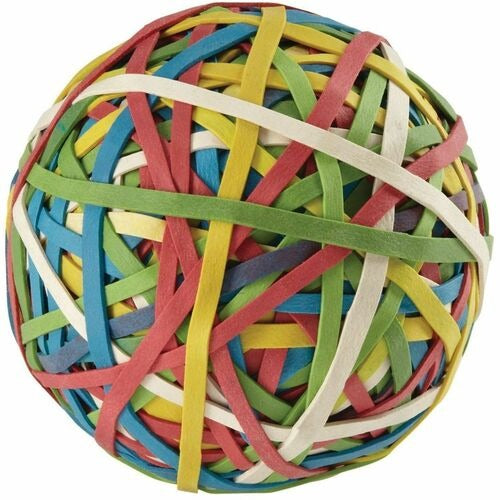 ACCO Acco ACC72155 Rubber Band Ball Assorted Colors